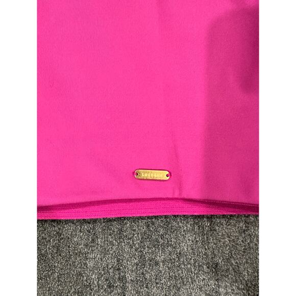 L Space Genessee Off The Shoulder Active Crop Top Deep Pink Size XS NWOT - Picture 7 of 8